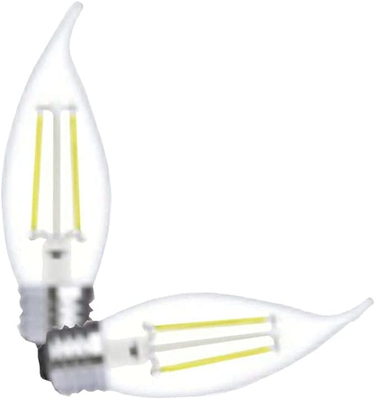 GE 37416 - LED4DFCAM-GW2P Candle Tip LED Light Bulb