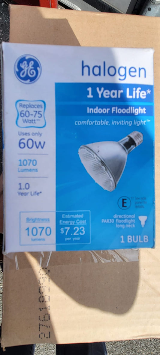 65W b40 flood soft white light bulb (case of 6)